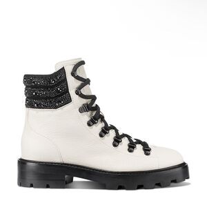 Jimmy Choo White Eshe Boots a Limited Edition, NWT, Size 39.5